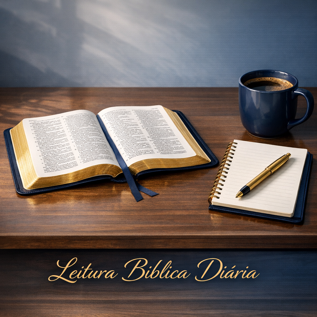 Bíblia aberta para leitura bíblica diária